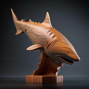 3D модель Carcharhinus leiodon (STL)